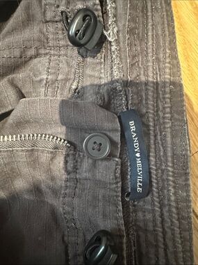 Brandy Melville Charcoal Button-Front pants